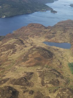 Oblique aerial view looking towards the Kyles of Bute, taken from the S.