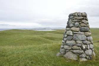 View looking towards the NE of Vallay from the monument to George Beveridge