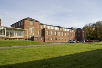 View from WSW of main administration block.