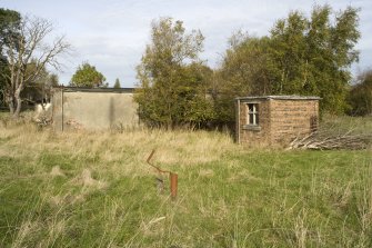 View from S of part of BWD timber store.