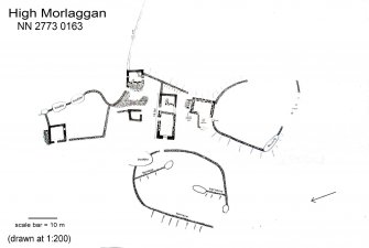 High Morlaggan: plane table survey drawn at 1:200