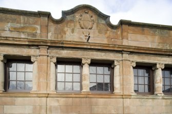 Public baths. S Face. Detail