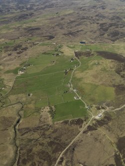 General oblique aerial view of Knockarthur and Inchomnie, taken from the ESE.