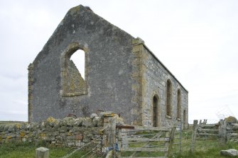 View of Berneray Parliamentary Church, taken from the south south east