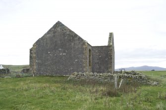 View of Berneray Parliamentary Church, taken from south south west