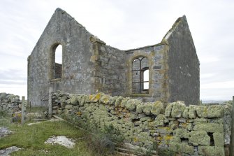 View of Berneray Parliamentary Church, taken  from north west