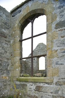 View of north west facing window in SW jamb of church