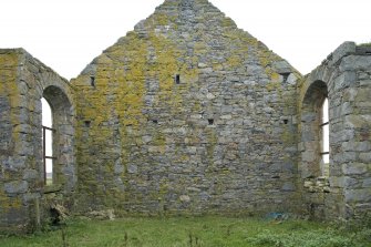 Interior. View looking into the south west jamb of the church, taken from the north east