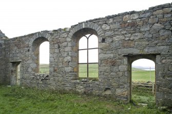 Interior. View of the north east wall of the church, taken from the south