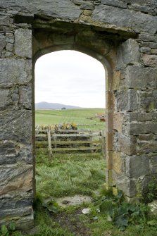 Interior. View of the internal face of the south doorway on the north east elevation