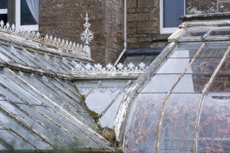 Glasshouse. Connecting section. Detail