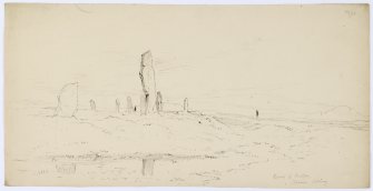 General view from Sketches of Scottish Antiquities by Waller Hugh Paton (1828-1895).