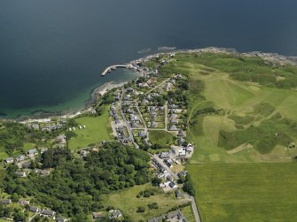 General oblique aerial view  of Carradale, taken from the W.