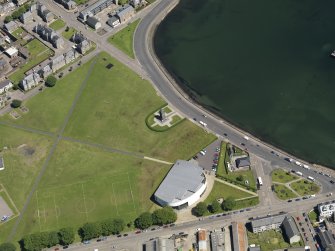 Oblique aerial view centred on the Aqualibrium , taken from the W.