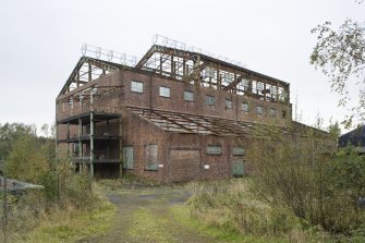 View from the NNE of the remains of the main G.N. house.
