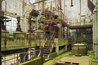 Interior, of main G.N. house, showing first and mezzanine floor equipment.