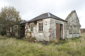 View from ESE of brick extension to Ditch farmstead.