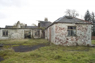 View from NNW of farm buldings of Ditch farmstead.