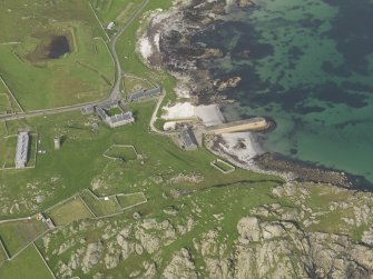 General oblique view centred on Hynish, taken from the S.