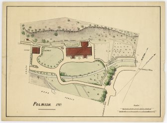 Polnish House Estate coloured plan dated 1919