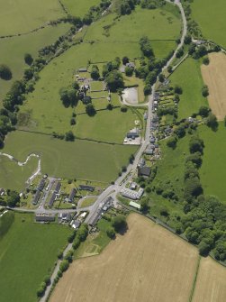 General oblique aerial view of Dundrennan, taken from the NNE.