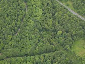 Oblique aerial view of The Temple at Cally, taken from the SSE.