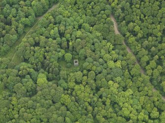 Oblique aerial view of the Temple, taken from the N.