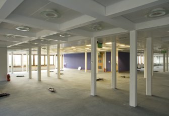 Interior. View of ground floor office space, taken from ENE