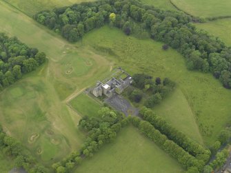 Oblique aerial view of Rowallan House, taken from the E.