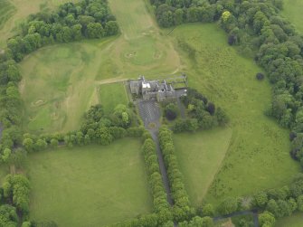 Oblique aerial view of Rowallan House, taken from the NE.