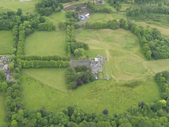 Oblique aerial view of Rowallan House, taken from the NW.