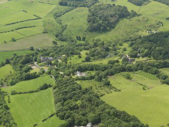 General oblique aerial view of Formakin House and policies, taken from the E.