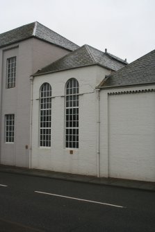 View. Main Street Frontage, detail of Building 14 (former engine house of No.3 Paper Machine)  [pre 1888].