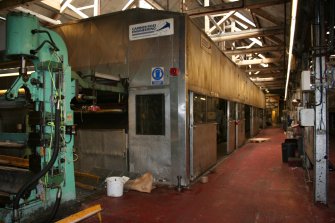 Interior. Building 3, ground floor, Dry end of No.4 Paper Making Machine.