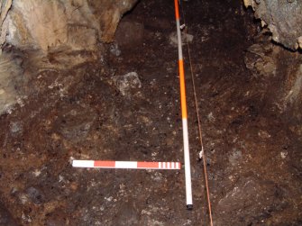 Trench 17 from N, close view of surface of C17.04 (2m & 0.5m)