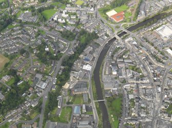 Oblique aerial view centred on the Wilton area, taken from the SW.