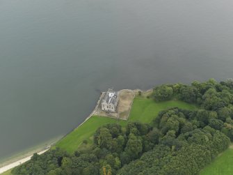 Oblique aerial view centred on the Castle, taken from the SW.
