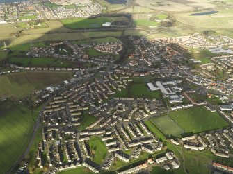 General oblique aerial view centred on town, taken from the S.