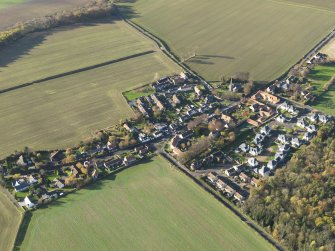 General oblique aerial view of the village, taken from the ESE.