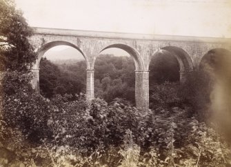 View of Carronbridge viaduct, Dumfriesshire.
