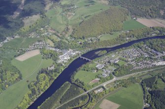 General oblique aerial view of Dunkeld and Birnam, taken from the WSW.