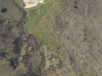 Oblique aerial view of Slaggan, taken from the E.