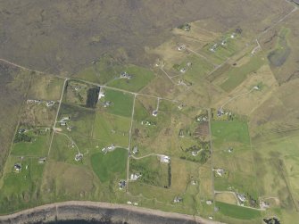 Oblique aerial view of Big Sand, taken from the SW.