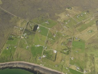 Oblique aerial view of Big Sand, taken from the SW.