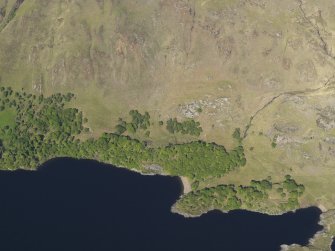 Oblique aerial view of the area between Coppachy and Regoilachy, taekn from the SW.