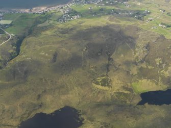 General oblique aerial view, taken from the NE.