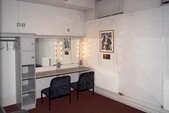 Interior. Backstage, Conductor's dressing room