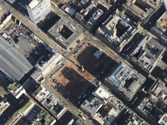 Oblique aerial view centred on George Square, taken from the SW.