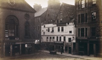 General view of Union Hall, Dundee
Titled: 'Old House, Church Lane, Dundee. 918. J.V.'.
