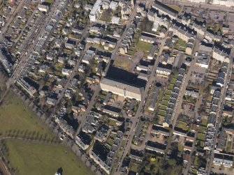 Oblique aerial view centred on the mill, taken from the SE.